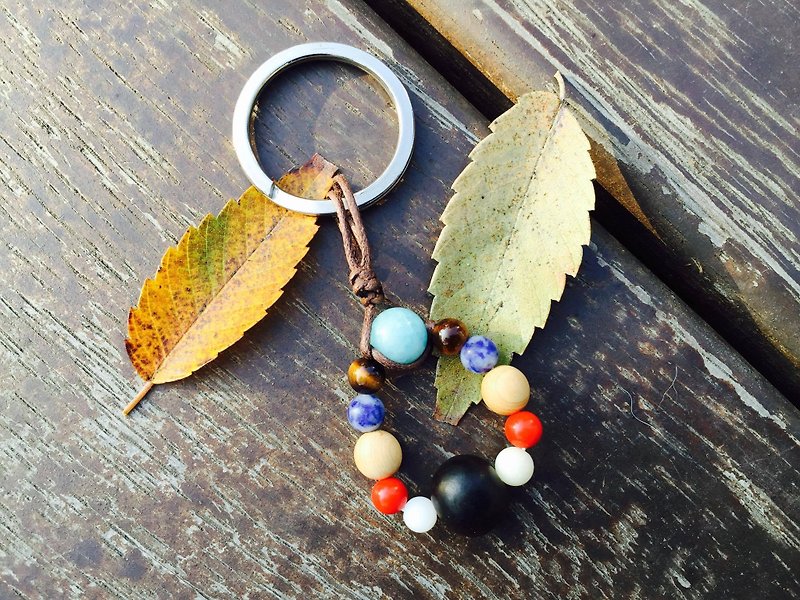 Suddenly "key ring series" Little wreath - the power of faith - Keychains - Gemstone Multicolor