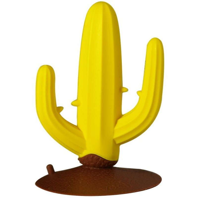 Vacii Cactus Desktop Cord Holder-Yellow - Cable Organizers - Silicone Yellow