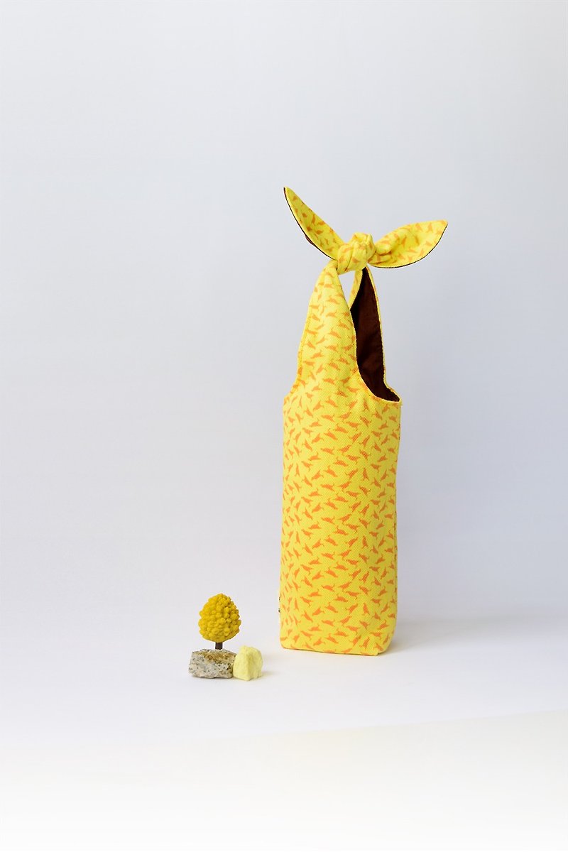 ウサギの耳釜の袋台湾ムクドリ4 /明るい黄色 - 水筒・タンブラー・ピッチャー - その他の素材 イエロー