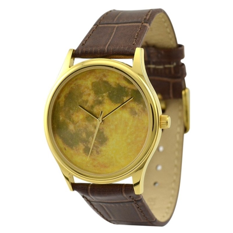 Moon watch (golden) - นาฬิกาผู้หญิง - โลหะ สีทอง