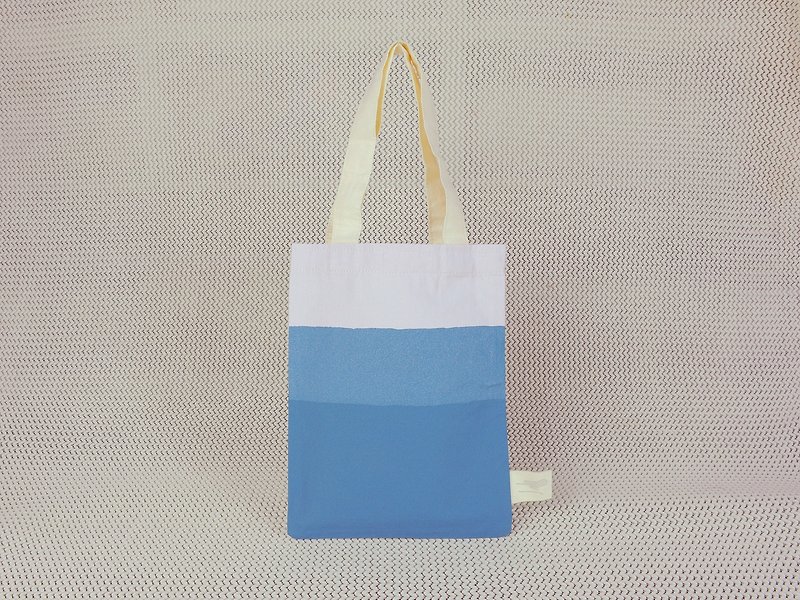 神宮バッグ小さなバッグ＃14 - トート・ハンドバッグ - 紙 ブルー