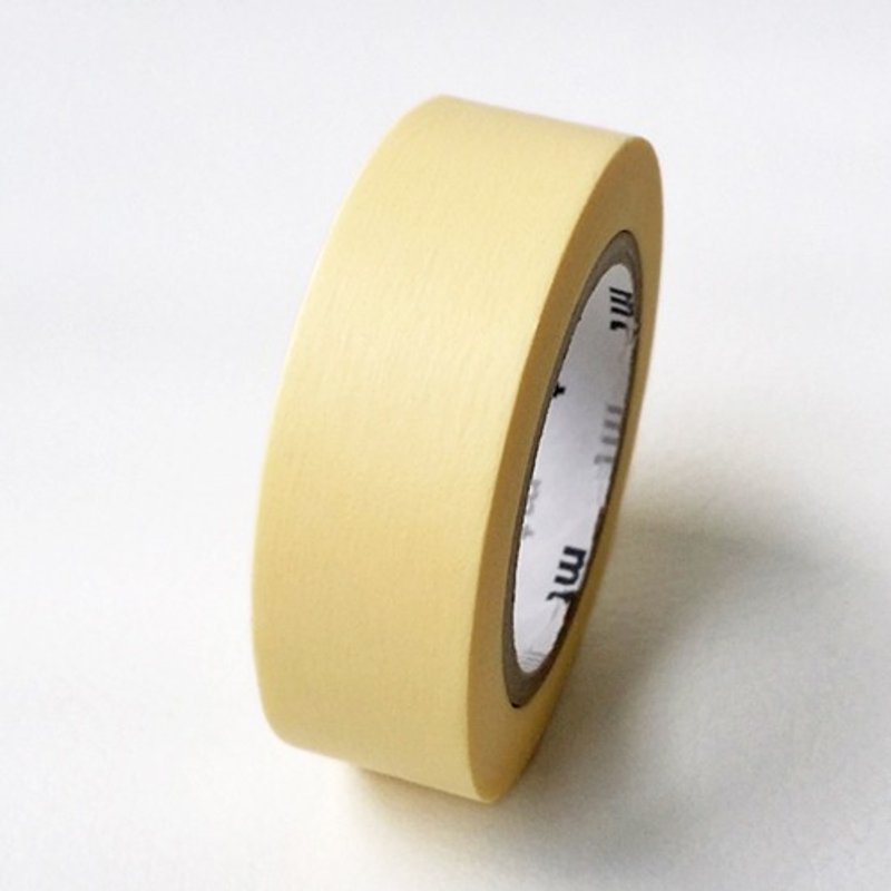 mt and paper tape Basic [landless plain - yellow powder (MT01P301)] produce finished products / goods out of print - มาสกิ้งเทป - กระดาษ สีเหลือง