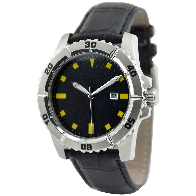 Diver 潛水錶 - 休閒 - 全球免運費 - 女裝錶 - 紙 黃色