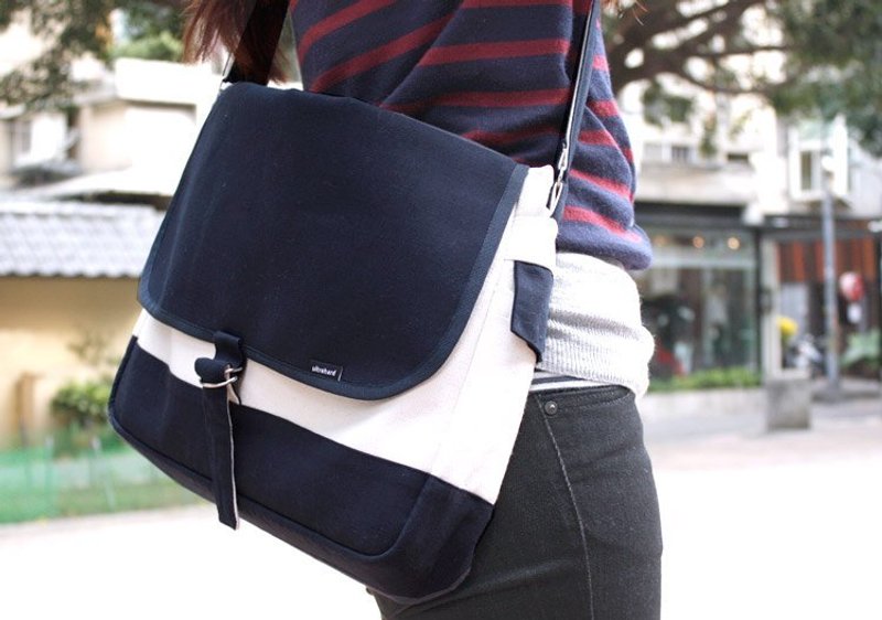 Ultrahard urban messenger messenger bag - blue - Other - Other Materials Blue