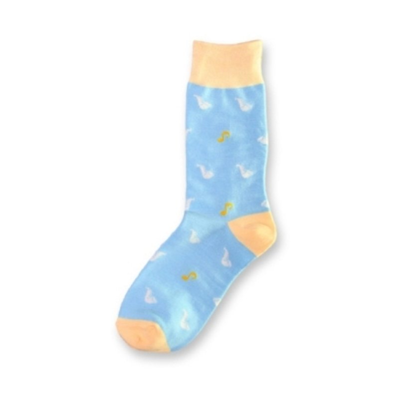 Girl apartment :: Korea socks brand CORNSOX - Music Series: note - Sky Blue - Socks - Other Materials Blue