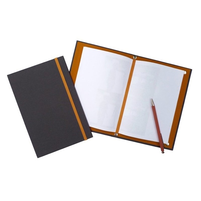 ecobook3 回收紙筆記夾 - 煙燻灰 - 筆記本/手帳 - 紙 灰色