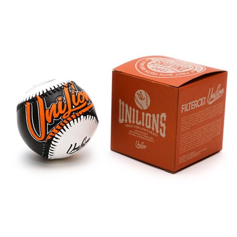Uni-Lions X Filter017 開幕戰系列經典紀念球 Opening Day Series Collectible Baseball - 皮件/皮革 - 真皮 黑色