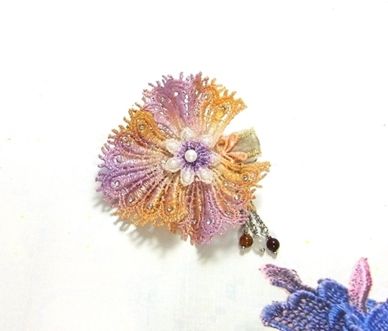 Purple Hairpin - Hair Accessories - Thread Multicolor
