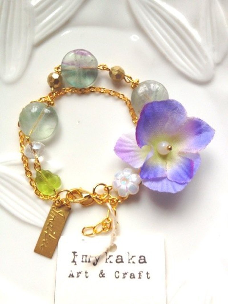 Imykaka天然石系列4~Vintage Handmade Accessories - Bracelets - Gemstone 