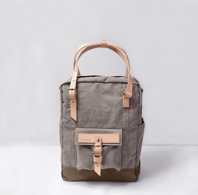 ZeZe Bag DYDASH x 3way/hand bag/shoulder bag/backpack/diaper bag/contrast color - Backpacks - Genuine Leather Multicolor