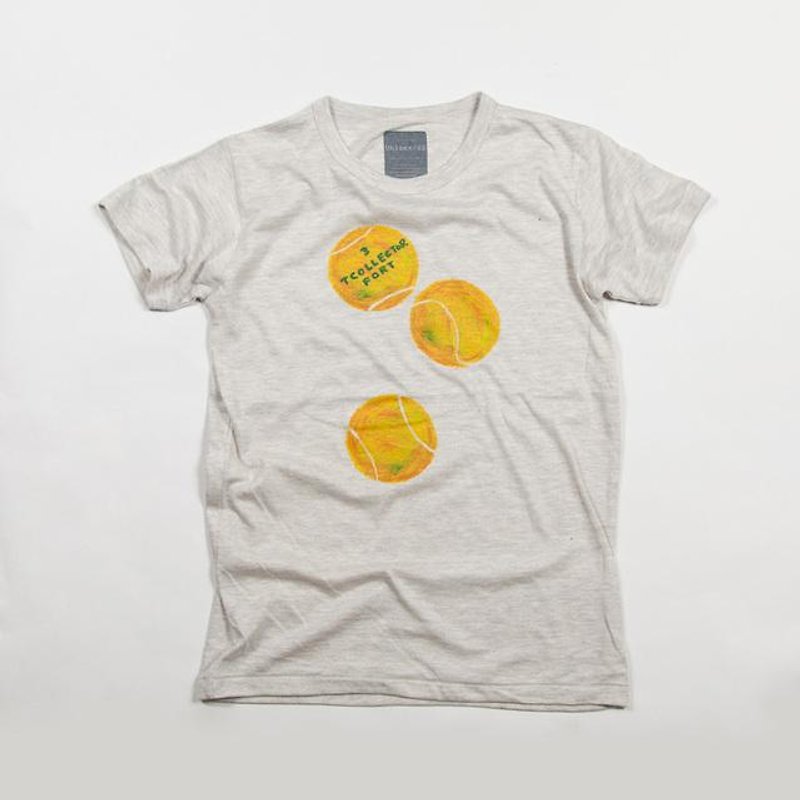 ユニセックステニスボールのイラストTシャツTcollector - 女 T 恤 - 棉．麻 