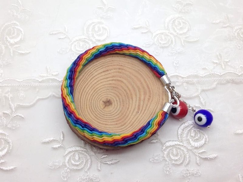Your rainbow lanyard - Bracelets - Wax Multicolor
