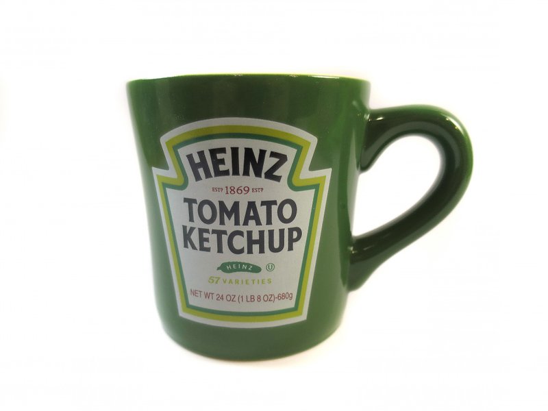 SUSS- retro old Japanese import brand ketchup HEINZ Fit Mug (green) - Stock Free transport - แก้วมัค/แก้วกาแฟ - วัสดุอื่นๆ สีเขียว