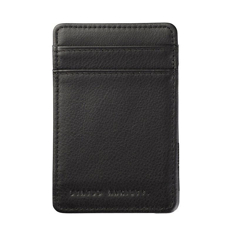 FLIP Money Clip/Card Clip_Black / Black - Card Holders & Cases - Genuine Leather Black
