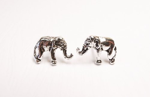 二毛銀（Nimou Jewelry） 《二毛銀》【純銀大象耳環】（編號：37-0010）