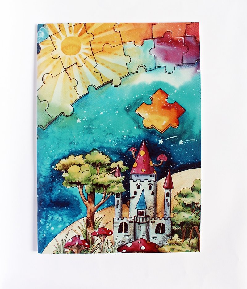 Notebook-fairy tale - สมุดบันทึก/สมุดปฏิทิน - กระดาษ หลากหลายสี