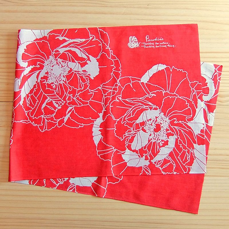 Temporary towel laurel - อื่นๆ - ผ้าฝ้าย/ผ้าลินิน สีแดง