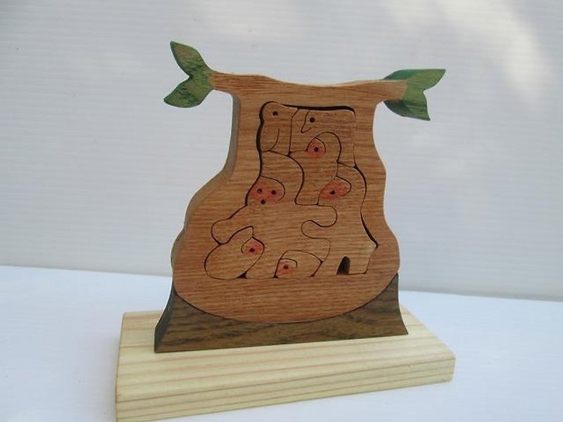さるの家 Japan postage164 yen - 知育玩具・ぬいぐるみ - 木製 