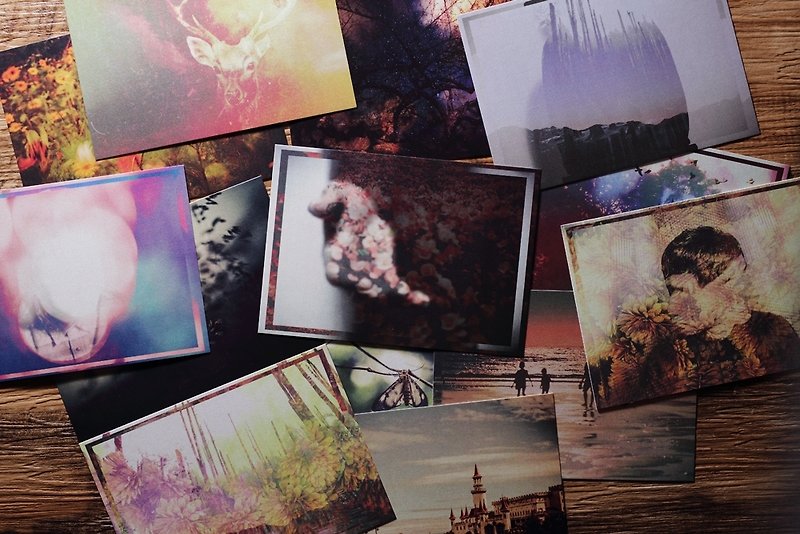 [Set of 13 photo postcards] Photo Postcard | TH1RT3ENDREAMS - คอลเลกชันรูปถ่าย - กระดาษ หลากหลายสี