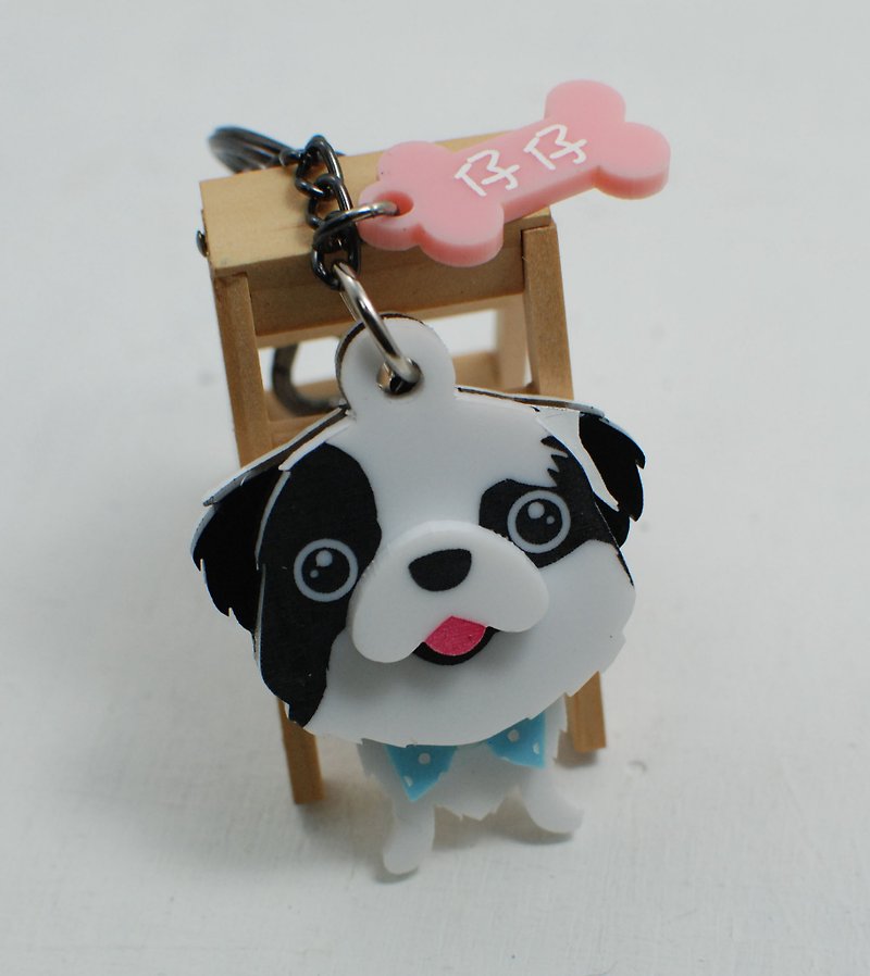 Q version of hair child customized pendant/ Acrylic/any variety can be customized [full body] - Collars & Leashes - Plastic White