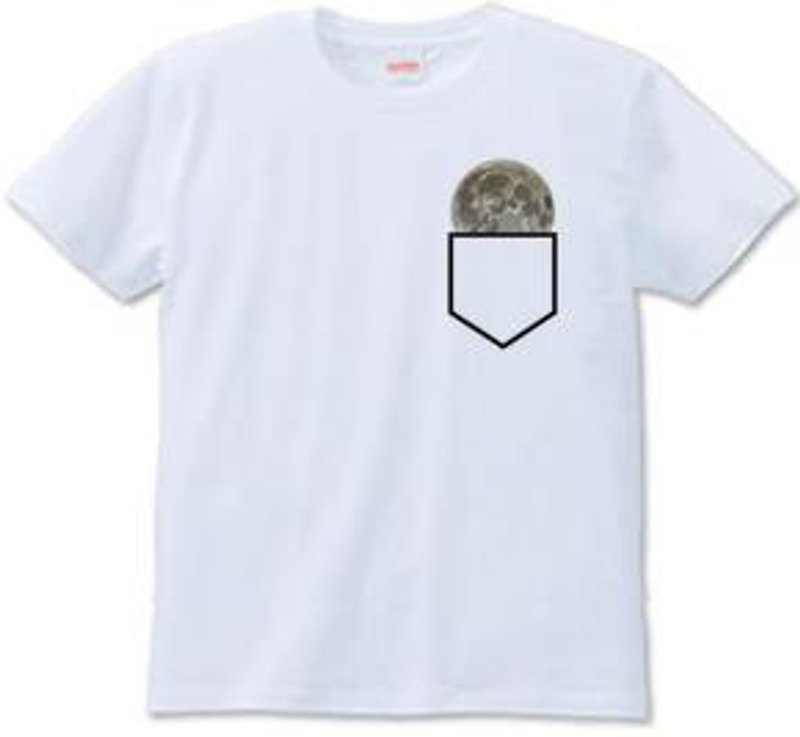 Moon pocket（6.2oz） - 男 T 恤 - 其他材質 