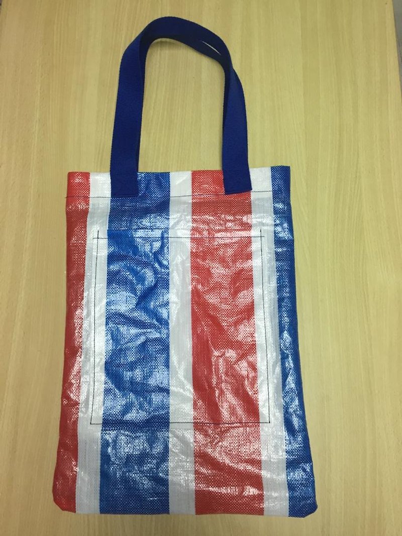 Local flavor red, white and blue bags - Messenger Bags & Sling Bags - Plastic Red