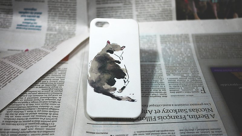 【GOOD TO TRAVEL】 Mobile Shell ◆ ◇ ◆ Meow Po ◆ ◇ ◆ for Iphone 5 / 5S / SE, 6 / 6S, 6 + / 6S +, 7/7 +, 8/8 + / X - Phone Cases - Plastic Gray