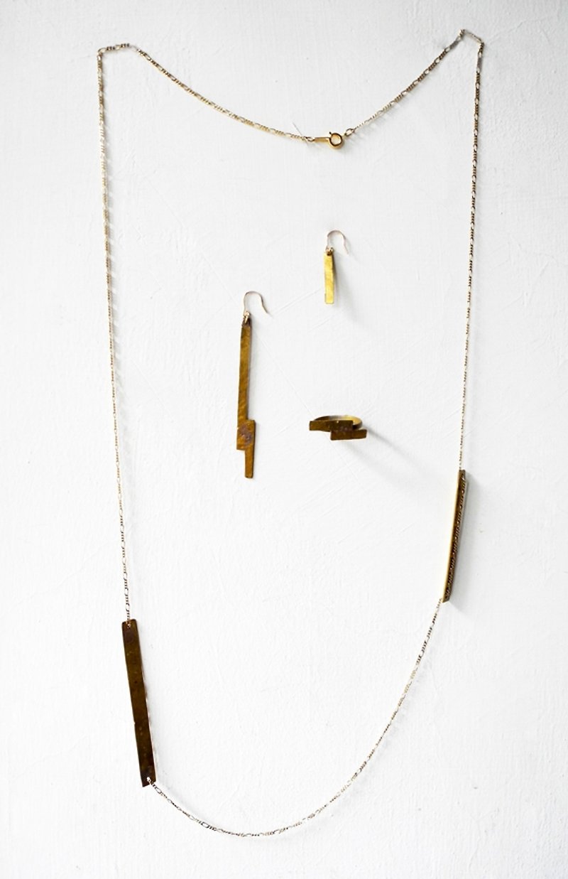 attached /. Epiphyte. Necklace Style_II - Necklaces - Other Metals Gold