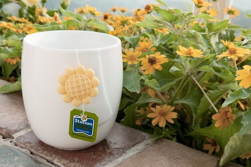 陶 茶壺/茶杯/茶具 白色 - 花扣杯(個人杯) 創意茶杯 向日葵 櫻花 禮物