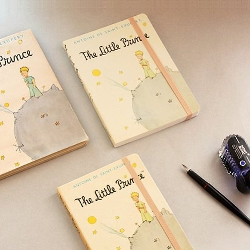 Dessin x 7321 Design- little prince classic remake - soft hardcover (squares eye pages) 7321-04942 - Notebooks & Journals - Paper Yellow