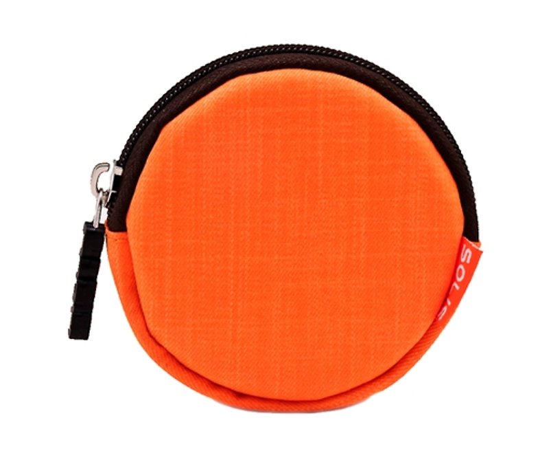 SOLIS [12 color wheel series] round package Aberdeen (Great Orange) - กระเป๋าใส่เหรียญ - วัสดุอื่นๆ สีส้ม