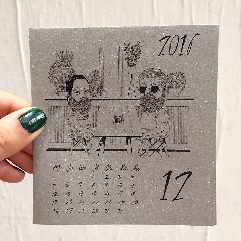 Chap Book Vol. 2 book illustration Calendar 2016 Calendar - Wood, Bamboo & Paper - Paper 