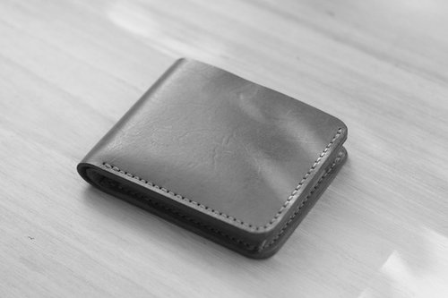 Classic Coin Purse Wallet / Short Clip / Wallet -- キャメル