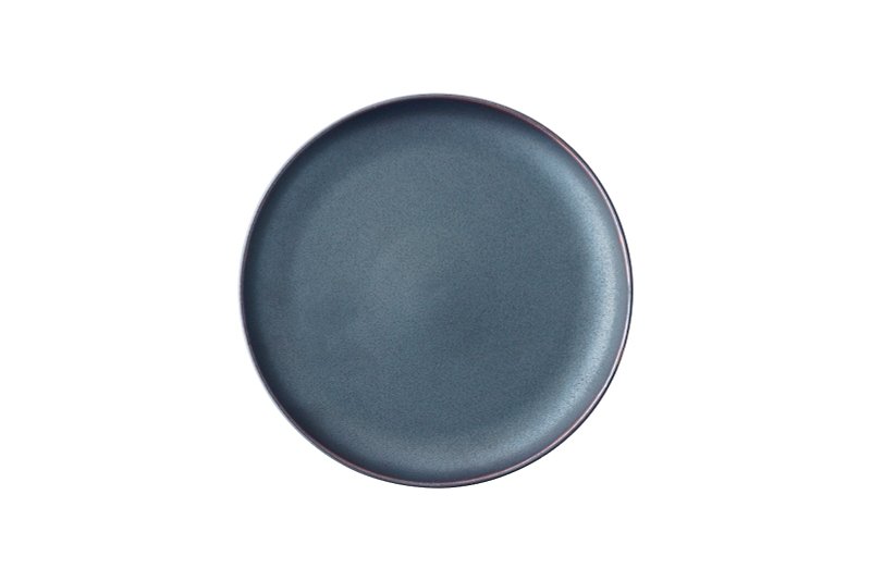 KIHARA EN Dinner Plate Black L - จานเล็ก - เครื่องลายคราม สีดำ