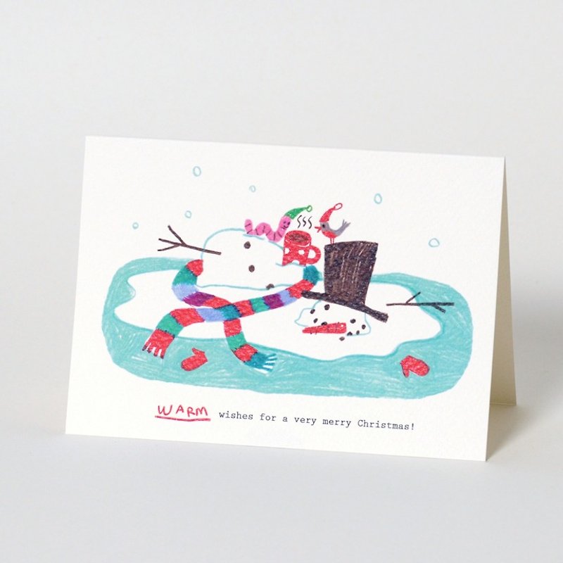 Warm Christmas Warm Christmas Card - การ์ด/โปสการ์ด - กระดาษ หลากหลายสี