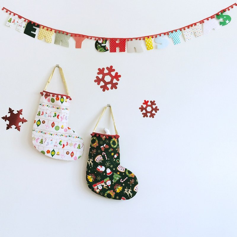 La la la [] dream the most beautiful Christmas stockings / limited edition handmade / Christmas ornaments - Items for Display - Other Materials Multicolor