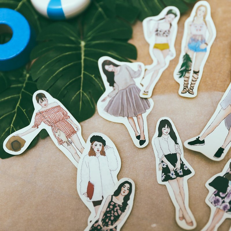 bonbon girls sticker set - little sweet seasons (16 into) - Stickers - Paper 