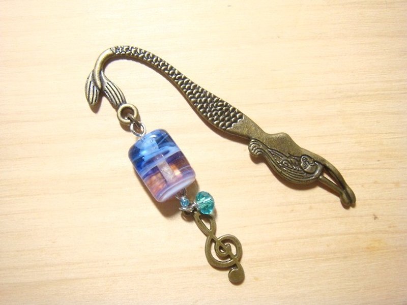 Yuzu Lin Liuli - Mermaid Bookmark (Small) - Yue Lai - Bookmarks - Glass Multicolor