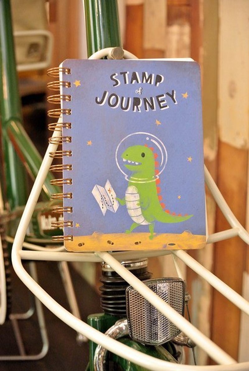 STAMP of Journey 集章本-恐龍先生 - 筆記本/手帳 - 紙 綠色
