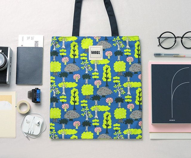 東京 日本限定 夏の森シリーズ トートバッグ ショップ Bager ショルダーバッグ Pinkoi