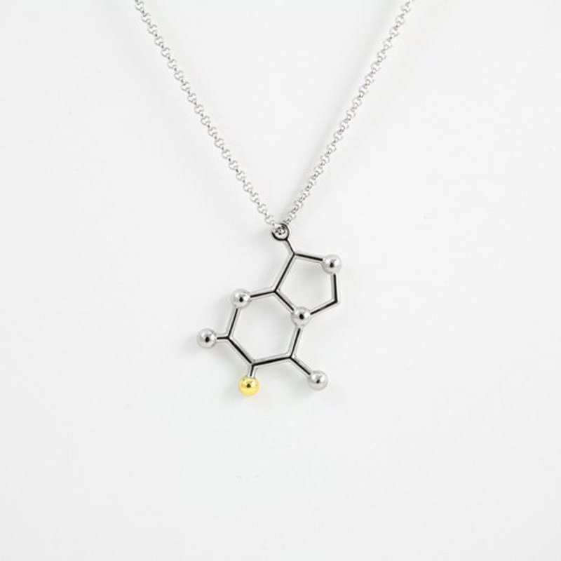 Chemical Reaction necklace - B (Valentine's Day gift, couple of chain) - yyogurt - สร้อยคอ - โลหะ 