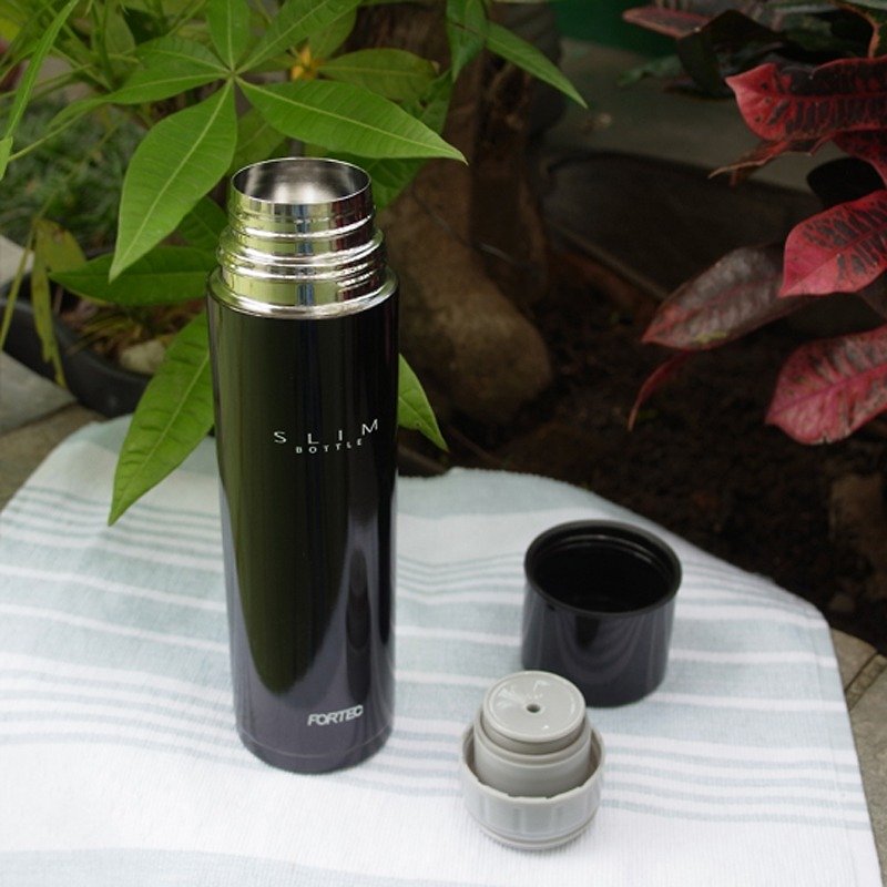 Handy Bottle Vacuum Bottle 500ml-Black (Japanese design) - Vacuum Flasks - Stainless Steel Black