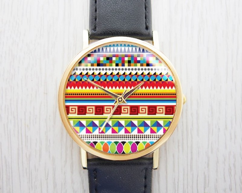 Fashion Tribal Pattern-Women's Watch/Men's Watch/Unisex Watch/Accessories【Special U Design】 - นาฬิกาผู้ชาย - โลหะ 