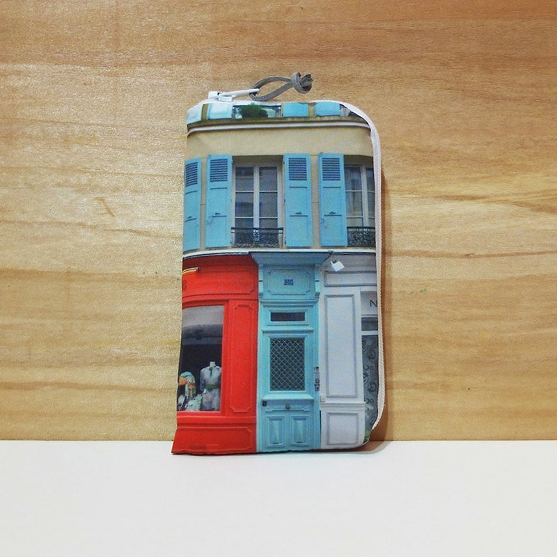 【Travel well】Mobile phone case (small)◆◇◆Small shop◆◇◆ - Phone Cases - Other Materials Blue