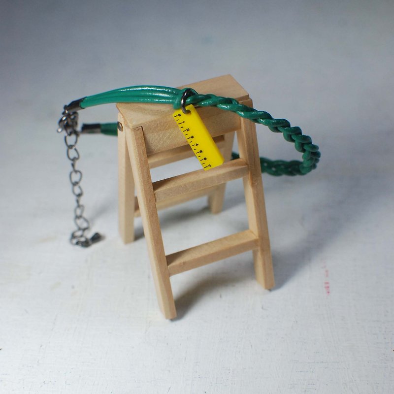 Stationery controlled mini-foot calf Bracelet [graduation gift birthday gift] - Bracelets - Acrylic Yellow