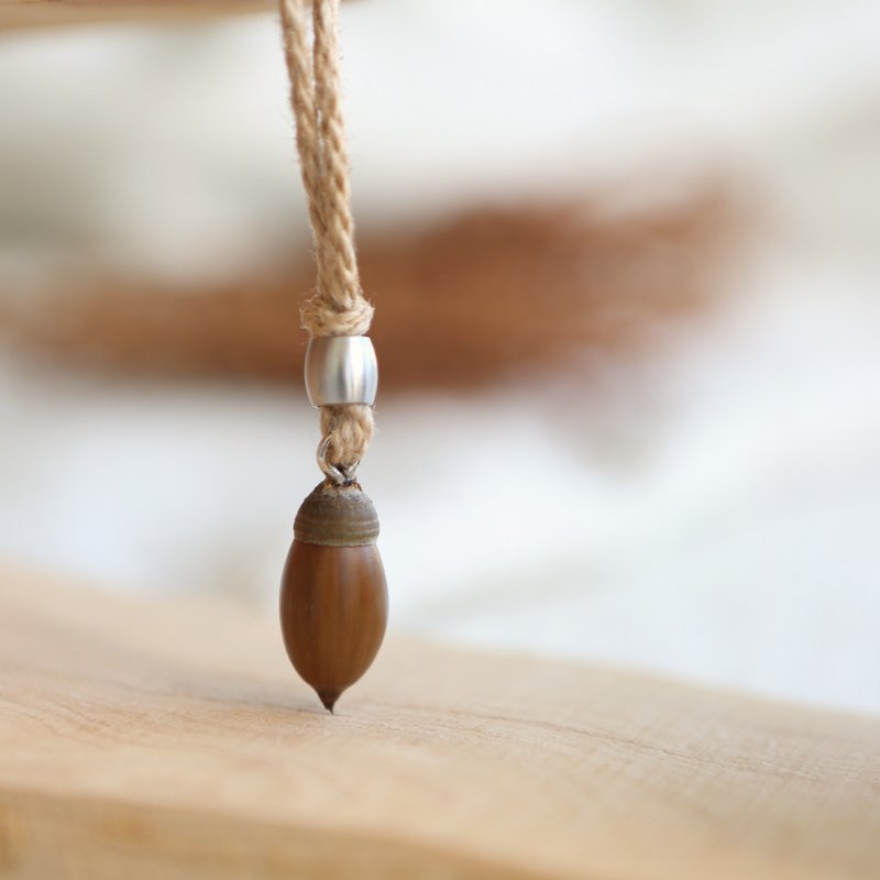 青剛櫟 鑰匙圈─智慧、豐饒 - 鑰匙圈/鑰匙包 - 植物．花 咖啡色