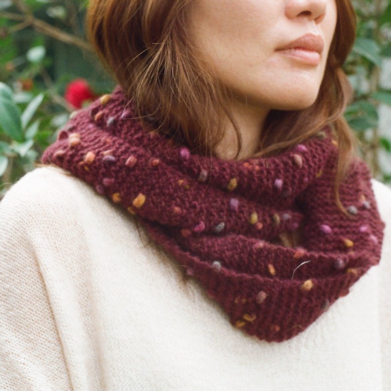 Gummy hand-woven scarf - Knit Scarves & Wraps - Wool 