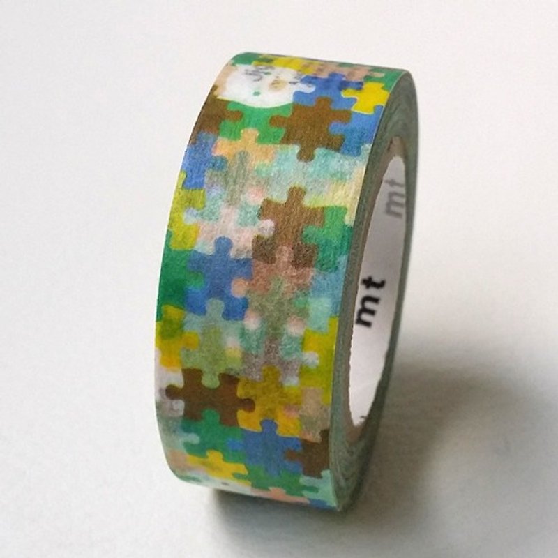 Mt and paper tape Kids [Jigsaw (MT01KID027)] - Washi Tape - Paper Multicolor