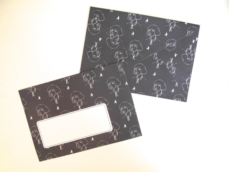 Before sunrise envelope  5pic - Cards & Postcards - Paper Black