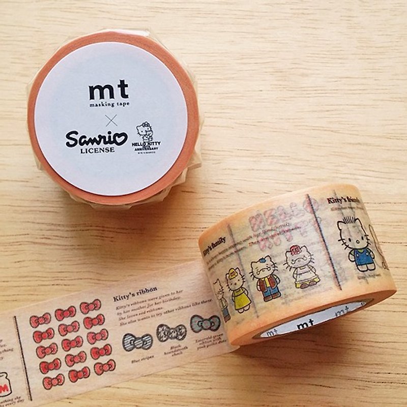 mt and paper tape mt x Sanrio [illustrations (MTSARI03)] - Washi Tape - Paper Multicolor